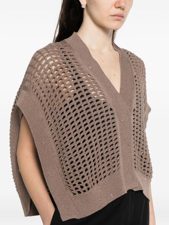 26SS 페세리코 가디건 A99075F07 09110149 Brown - PESERICO