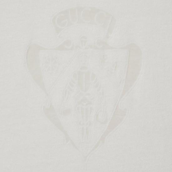 26SS 구찌 크레스트 코튼 저지 티셔츠 867084XJHTY White - GUCCI