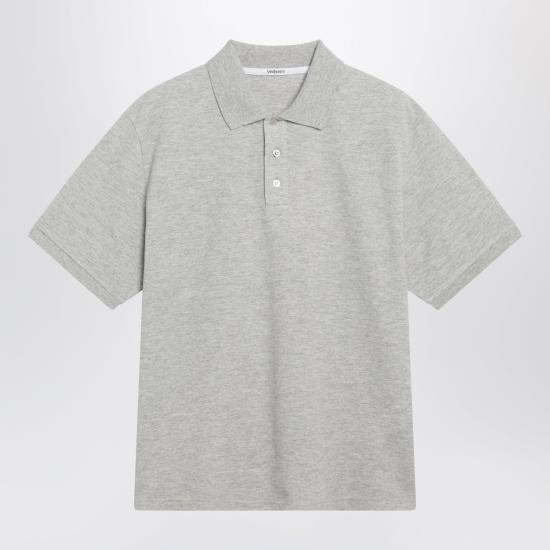 26SS 생로랑 폴로 티셔츠 844845Y37HC Grey