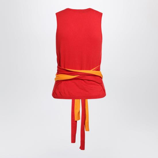 26SS JW앤더슨 민소매 티셔츠 KW1455YN0459 Red - JW ANDERSON