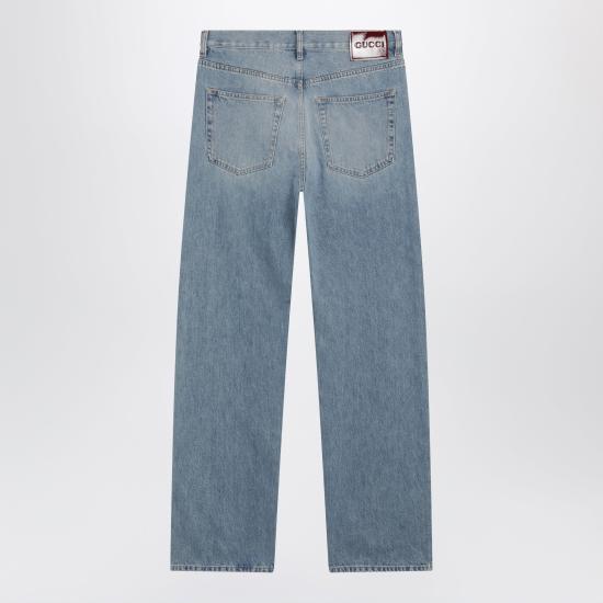 26SS 구찌 데님 팬츠 861309XDDD2 Light blue - GUCCI