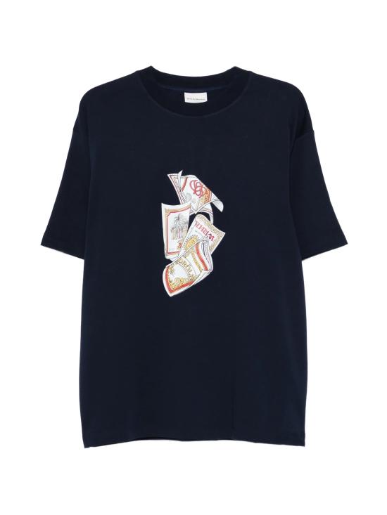 26SS 드롤드무슈 반팔 티셔츠 KTS311CO002 NY Blue