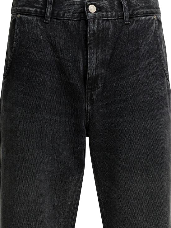 26SS 엠에프펜 데님 팬츠 M126 065STRAIGHT CUT JEANSSTONEWASHED BLACK Black - MFPEN