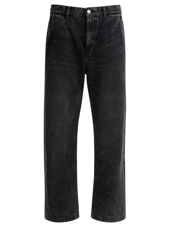 26SS 엠에프펜 데님 팬츠 M126 065STRAIGHT CUT JEANSSTONEWASHED BLACK Black