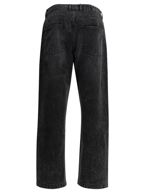 26SS 엠에프펜 데님 팬츠 M126 065STRAIGHT CUT JEANSSTONEWASHED BLACK Black - MFPEN
