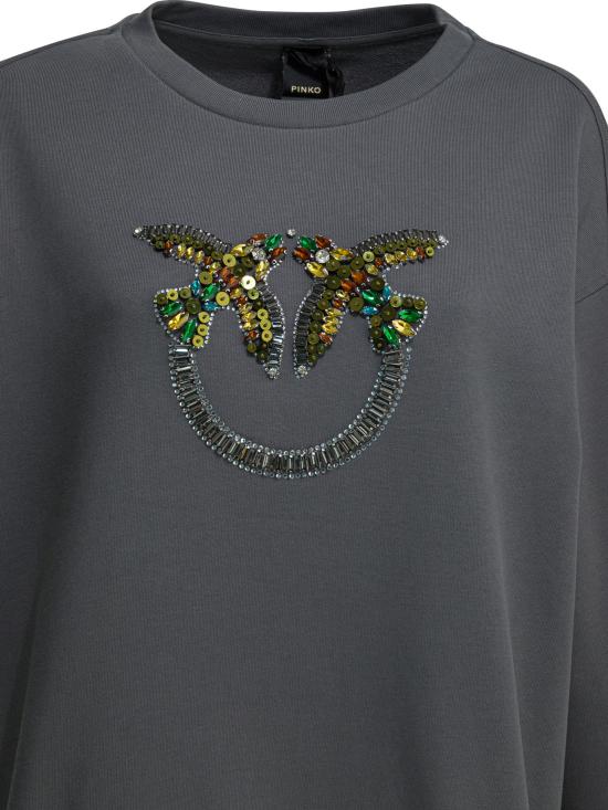 26SS 핑코 긴팔 티셔츠 100534A33GK10 Grey - PINKO