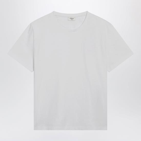 26SS 생로랑 반팔 티셔츠 861693Y38AK White