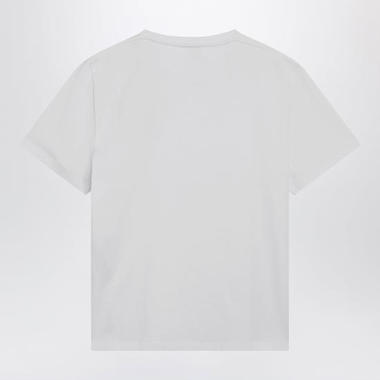 26SS 생로랑 반팔 티셔츠 861693Y38AK White - SAINT LAURENT