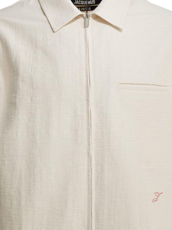 26SS 자크뮈스 긴팔 셔츠 SHM00576AW00731OFFWHITE - JACQUEMUS