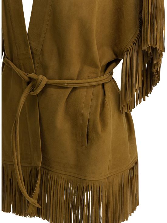 26SS 펄링바이지아니 자켓 MARTAFRBELTSUEDEBGIRASOLE BROWN - FURLING BY GIANI