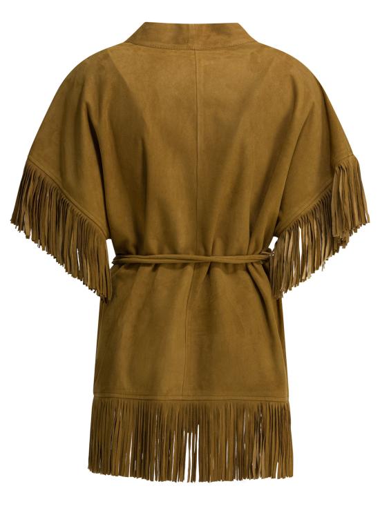 26SS 펄링바이지아니 자켓 MARTAFRBELTSUEDEBGIRASOLE BROWN - FURLING BY GIANI