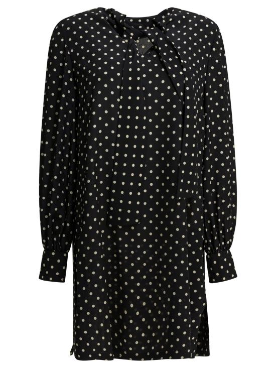 26SS 발렌티노 가라바니 미디 원피스 8B3VAJF89DWTB1 BLACK