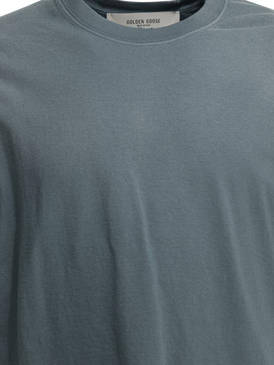 26SS 골든구스 반팔 티셔츠 GUP01873P00177350813 LIGHT BLUE - GOLDEN GOOSE