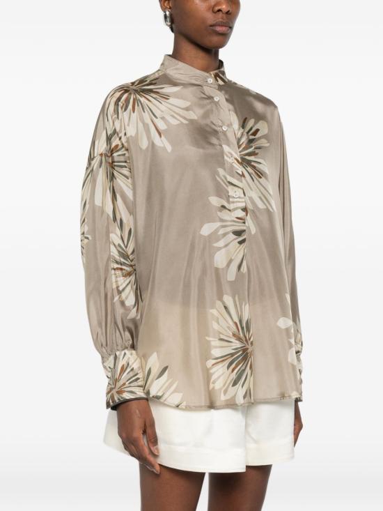 26SS 브루넬로 쿠치넬리 셔츠 MQ967RH201C009 KAKI - BRUNELLO CUCINELLI