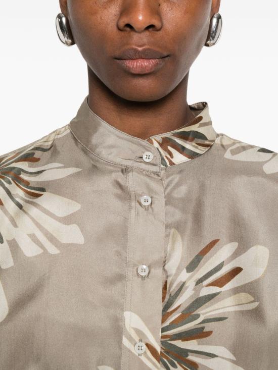 26SS 브루넬로 쿠치넬리 셔츠 MQ967RH201C009 KAKI - BRUNELLO CUCINELLI