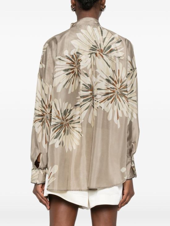 26SS 브루넬로 쿠치넬리 셔츠 MQ967RH201C009 KAKI - BRUNELLO CUCINELLI