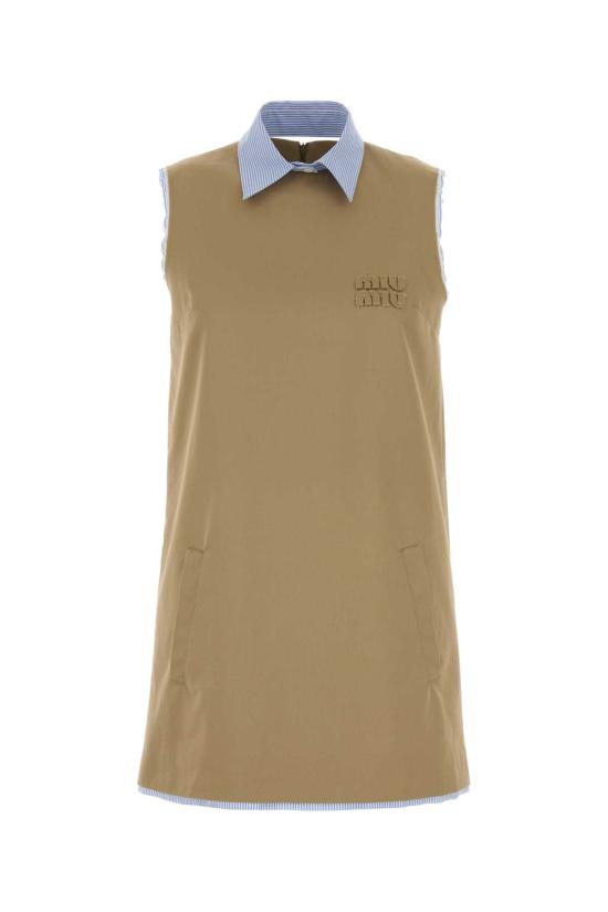 26SS 미우미우 미디 원피스 MF6229SOOO1UPX F0065 NUDE NEUTRALS