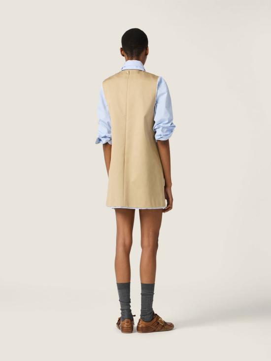 26SS 미우미우 미디 원피스 MF6229SOOO1UPX F0065 NUDE NEUTRALS - MIU MIU