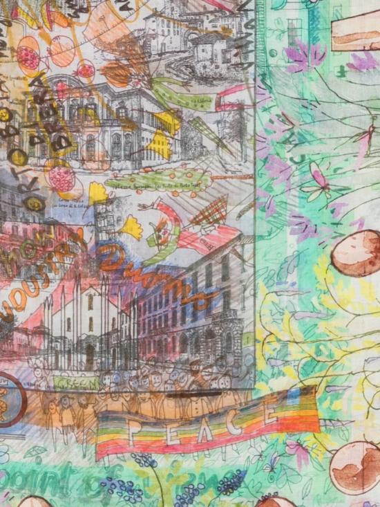 26SS 팔리에로 사르티 머플러/스카프 E262068 1300 MULTICOLOUR - FALIERO SARTI