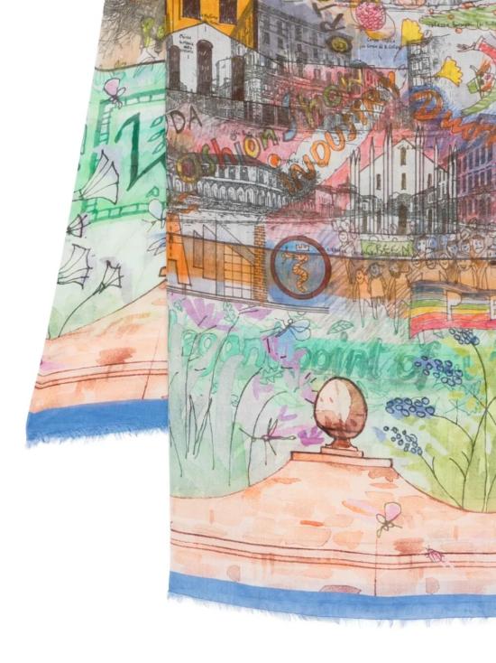 26SS 팔리에로 사르티 머플러/스카프 E262068 1300 MULTICOLOUR - FALIERO SARTI