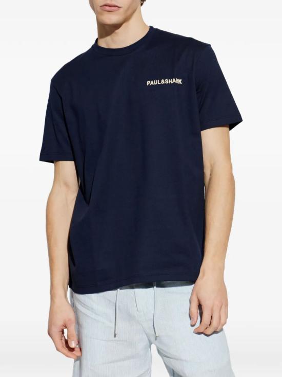 26SS 폴앤샤크 반팔 티셔츠 26411010 013 BLUE - PAUL & SHARK