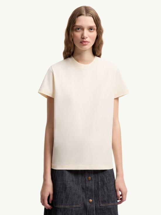 26SS 몽클레어 반팔 티셔츠 L10938C0002989AUO 034 NUDE NEUTRALS - MONCLER