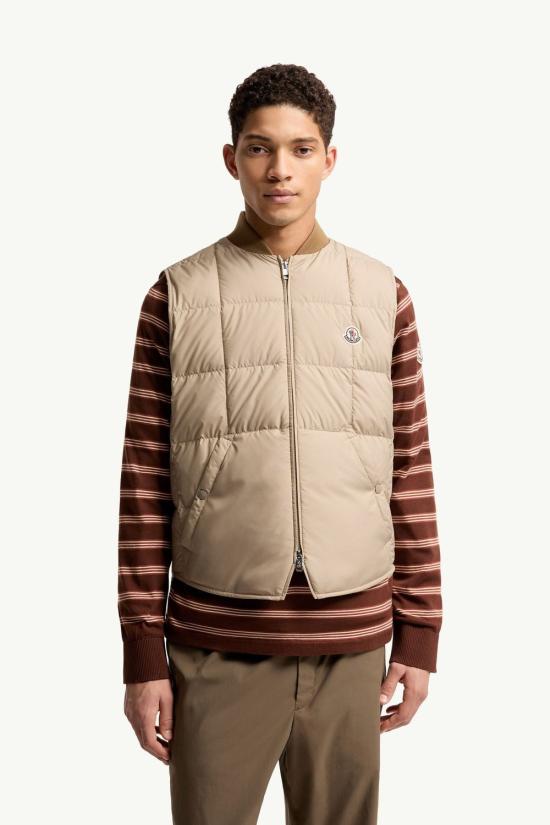 26SS 몽클레어 베스트 L10911A00149597YW 23S BEIGE - MONCLER