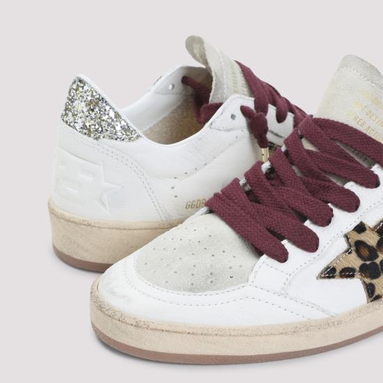 26SS 골든구스 포니 레오파드 스타 볼스타 스니커즈 GWF00117F008068 12382 WHITE GREY HORSY PLATINUM - GOLDEN GOOSE