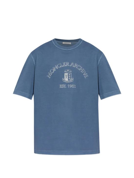 26SS 몽클레어 반팔 티셔츠 L10918C0001389BAL 76G BRIGHT BLUE