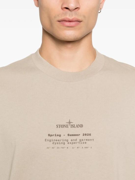 26SS 스톤 아일랜드 반팔 티셔츠 L1S152100001S0285 V009A DESERT SAND - STONE ISLAND