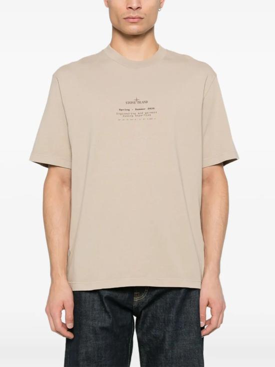 26SS 스톤 아일랜드 반팔 티셔츠 L1S152100001S0285 V009A DESERT SAND - STONE ISLAND