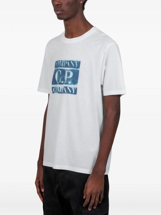 26SS 씨피 컴퍼니 반팔 티셔츠 20CMTS141A110579W 103 GAUZE WHITE - C.P. COMPANY