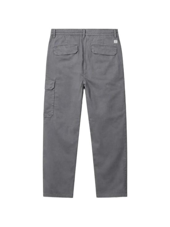 26SS 씨피 컴퍼니 스트레치 사틴 레귤러 카고 팬츠 20CMPA135A005694G 921 GUNMETAL - C.P. COMPANY