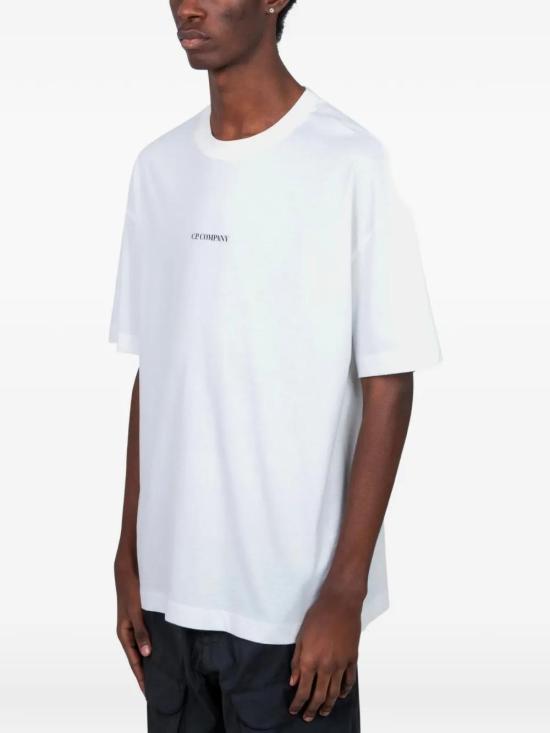 26SS 씨피 컴퍼니 반팔 티셔츠 20CMTS087A005100W 103 GAUZE WHITE - C.P. COMPANY