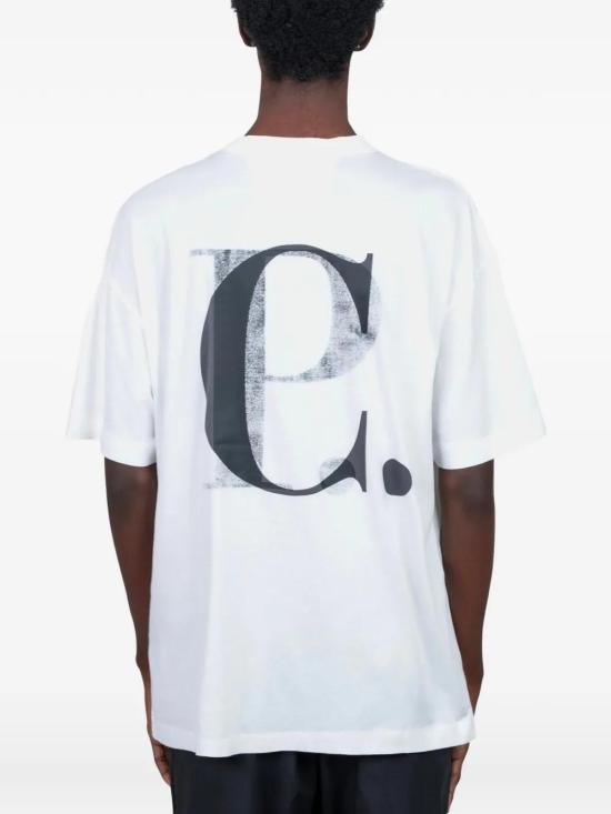 26SS 씨피 컴퍼니 반팔 티셔츠 20CMTS087A005100W 103 GAUZE WHITE - C.P. COMPANY