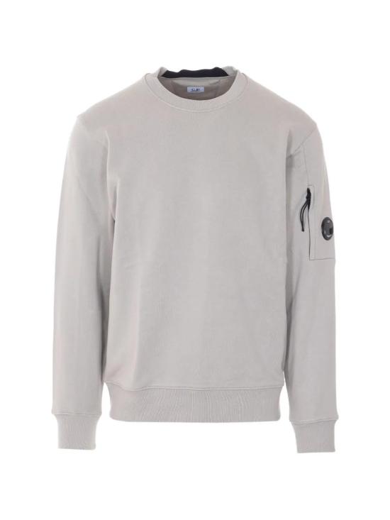 26SS 씨피 컴퍼니 다이애그널 레이즈드 플리스 크루넥 렌즈 스웨트셔츠 20CMSS713A005086W 904 DOVE