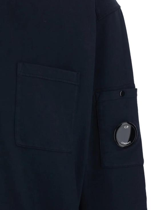 26SS 씨피 컴퍼니 스웨터 20CMSS021A002246G 888 TOTAL ECLIPSE - C.P. COMPANY