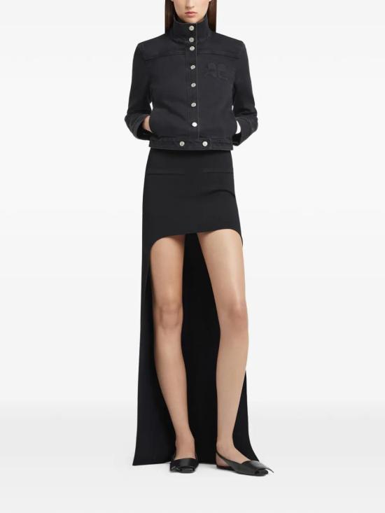 26SS 쿠레쥬 데님 자켓 126DBL335DE0059 9991 DENIM NOIR DELAVE - COURREGES