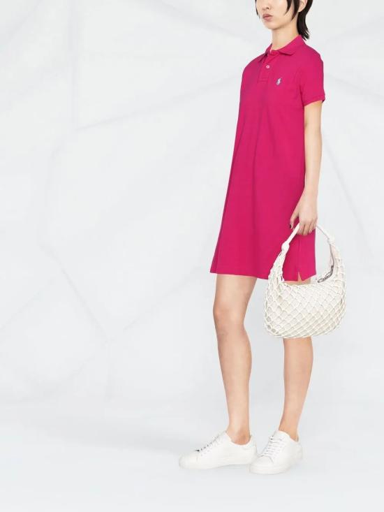 26SS 폴로 랄프로렌 미디 원피스 211799490 011 PINK PURPLE - POLO RALPH LAUREN