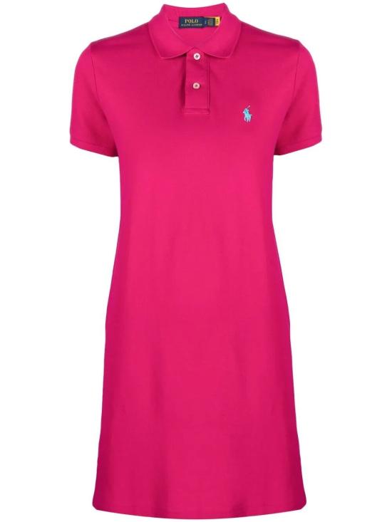 26SS 폴로 랄프로렌 미디 원피스 211799490 011 PINK PURPLE