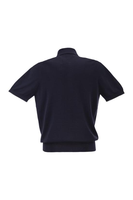  브루넬로 쿠치넬리 반팔 티셔츠 AB011992 CW425 NAVY - BRUNELLO CUCINELLI