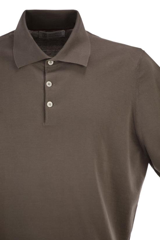 26SS 브루넬로 쿠치넬리 반팔 티셔츠 M29800125 CLL90 BROWN - BRUNELLO CUCINELLI