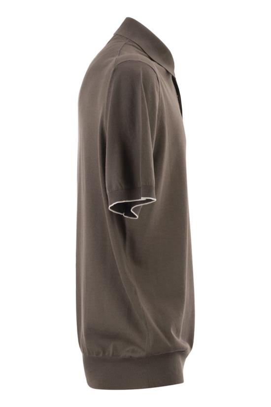 26SS 브루넬로 쿠치넬리 반팔 티셔츠 M29800125 CLL90 BROWN - BRUNELLO CUCINELLI