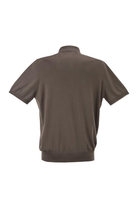 26SS 브루넬로 쿠치넬리 반팔 티셔츠 M29800125 CLL90 BROWN - BRUNELLO CUCINELLI