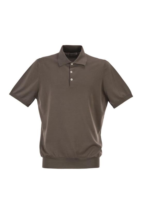 26SS 브루넬로 쿠치넬리 반팔 티셔츠 M29800125 CLL90 BROWN