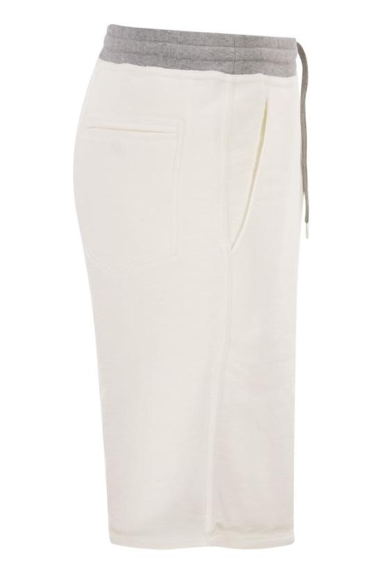 26SS 브루넬로 쿠치넬리 스트레이트 팬츠 MR8313375G CTQ27 WHITE - BRUNELLO CUCINELLI