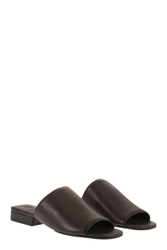 26SS 브루넬로 쿠치넬리 힐/펌프스 MZSLC3171 C9122 DARK BROWN - BRUNELLO CUCINELLI