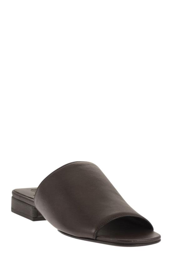 26SS 브루넬로 쿠치넬리 힐/펌프스 MZSLC3171 C9122 DARK BROWN - BRUNELLO CUCINELLI