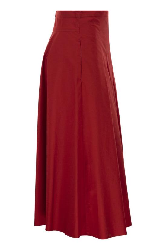 26SS 막스마라 롱 스커트 2616101021600 003 RED - MAX MARA