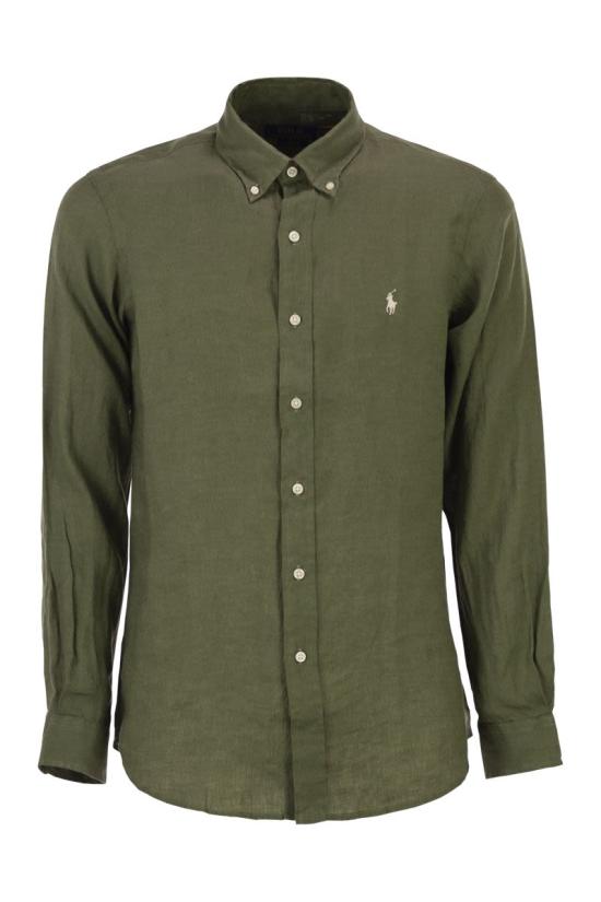 26SS 폴로 랄프로렌 긴팔 셔츠 710966294 513 OLIVE